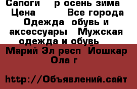 Сапоги 35 р.осень-зима  › Цена ­ 700 - Все города Одежда, обувь и аксессуары » Мужская одежда и обувь   . Марий Эл респ.,Йошкар-Ола г.